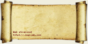 Staša Aćimac vizit kartica